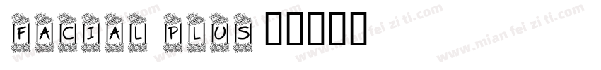 facial plus字体转换